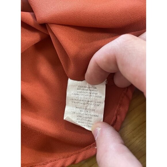 Takara Womens Blouse Crocheted Boho Long Bell Sleeve Top Size Small Peasant - Picture 10 of 14